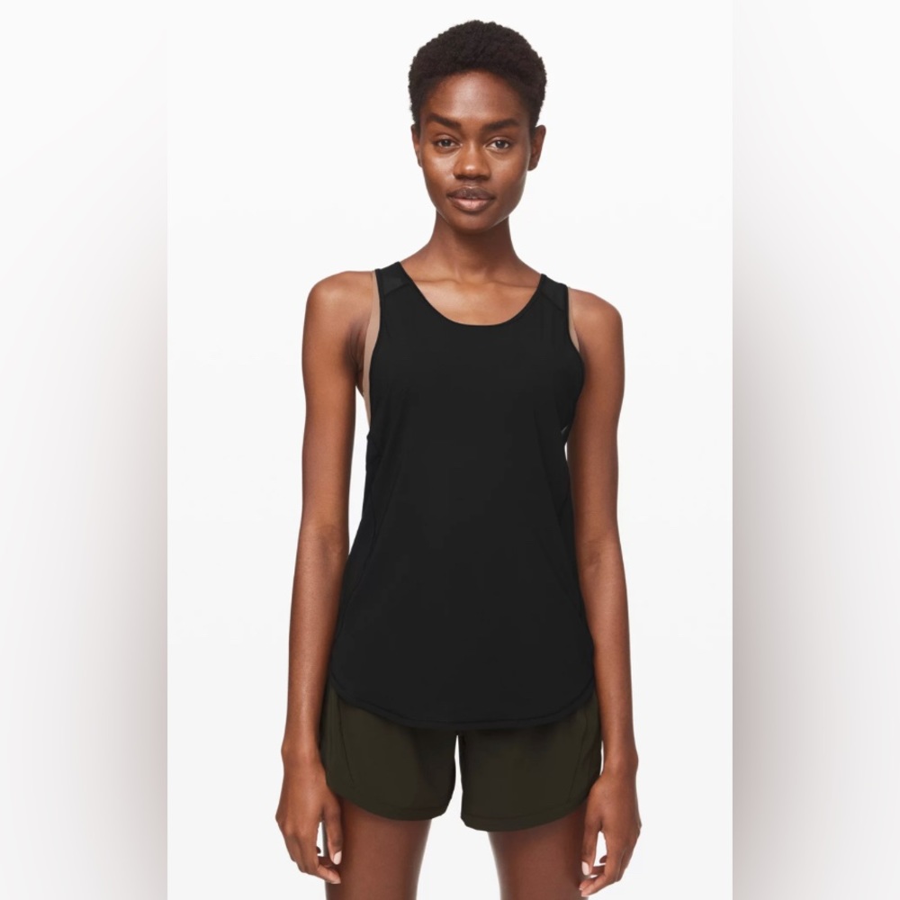 Lululemon sculp tank II black size 4
